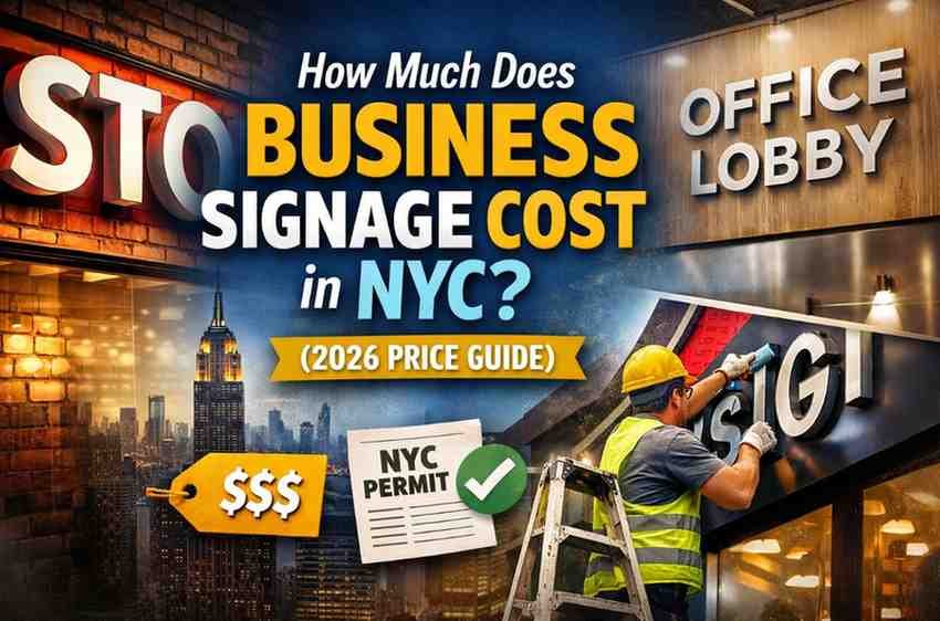 How Much Does Business Signage Cost in NYC? (2026 Price Guide)