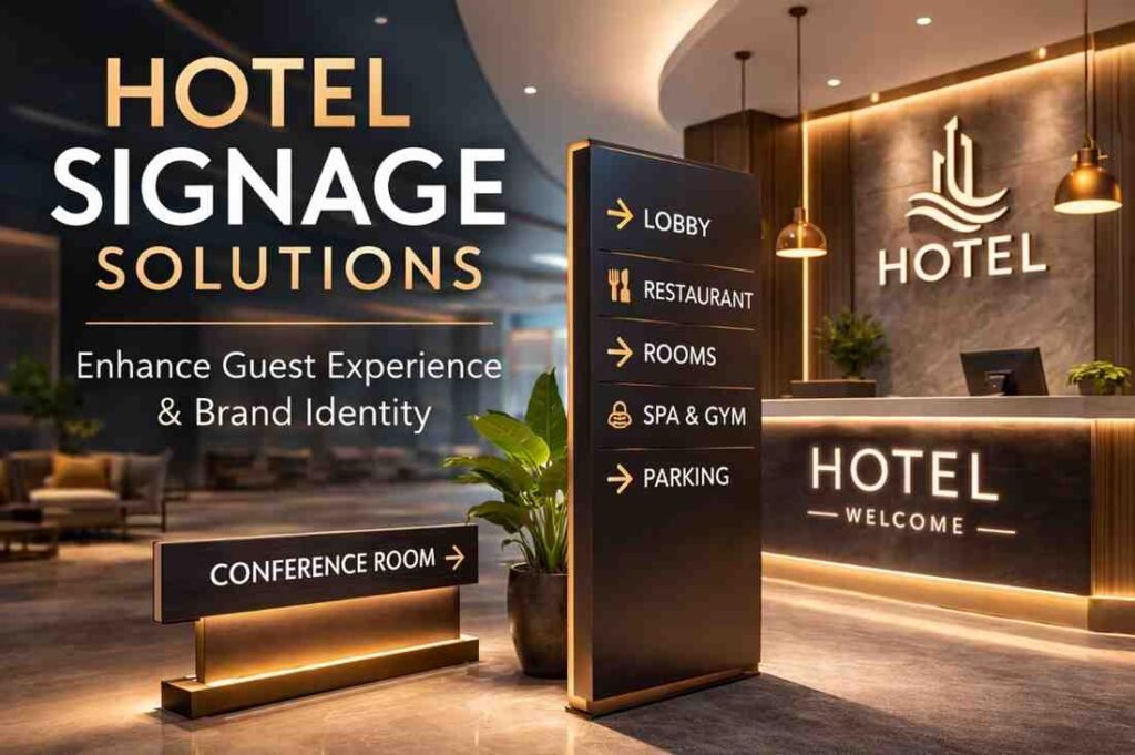 Hotel Signage Solutions: Enhancing Guest Experience with Professional Signage