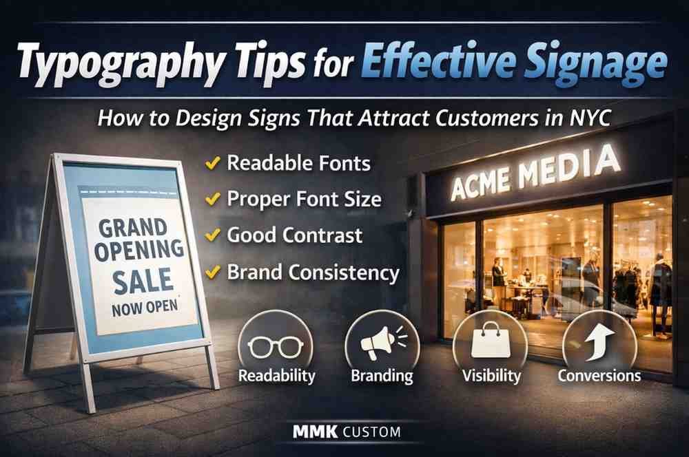 Typography Tips for Effective Signage