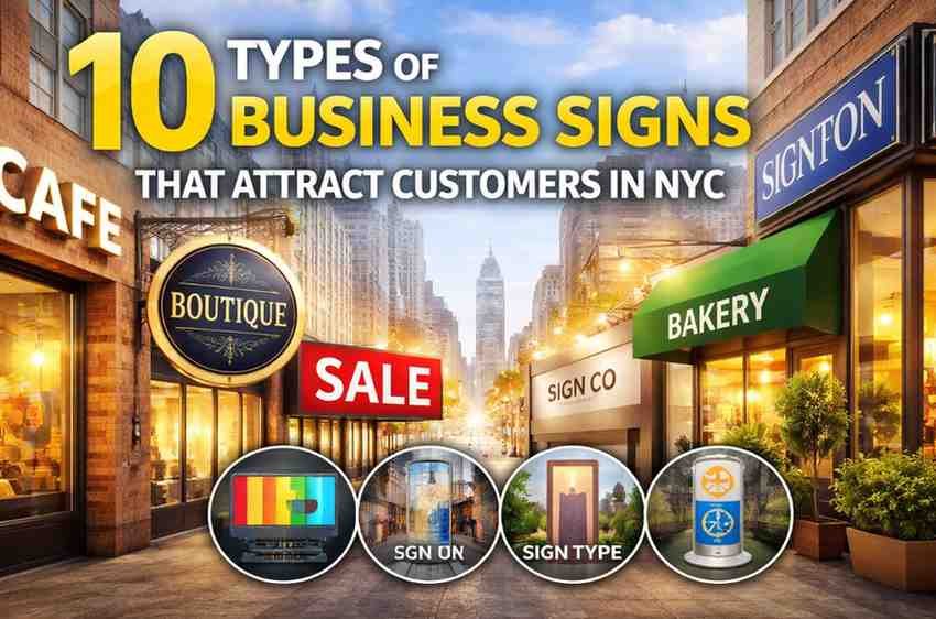 10 Types of Business Signs That Attract Customers in NYC