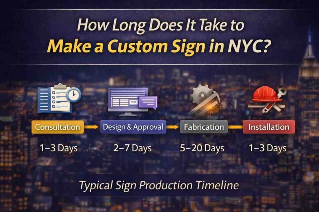 How Long Does It Take to Make a Custom Sign?