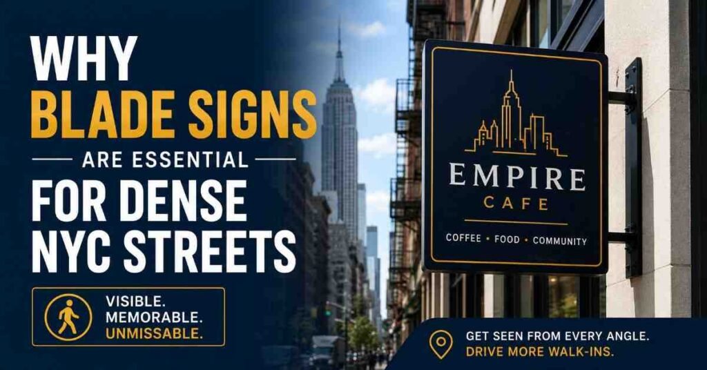 Why Blade Signs Are Essential for Dense NYC Streets?